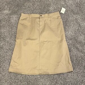 Christopher & Banks Taupe Skirt 16